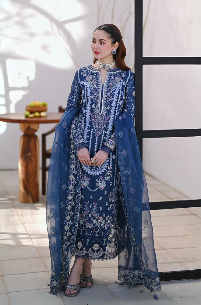 3 Piece - Lawn Embroidered Suit - UPJ009