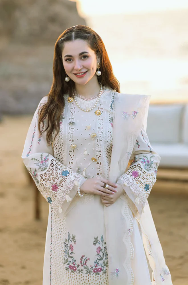 3 Piece - Lawn Chicken Kari Embroidered Suit - UPF008