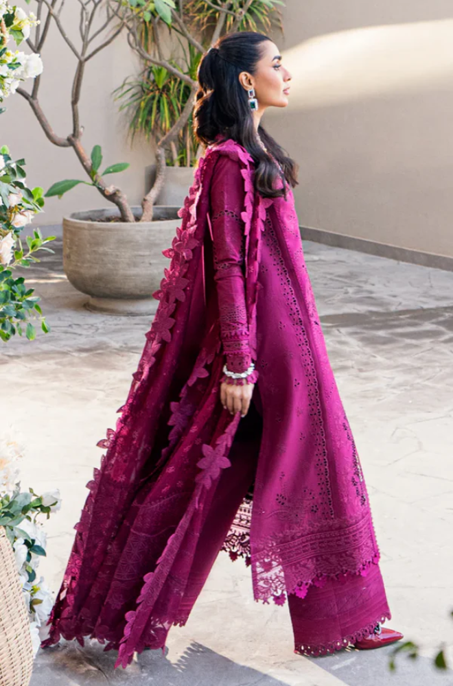 3 - Piece Lawn ChickenKari Embroidered Suit (Unstitched) - UA020