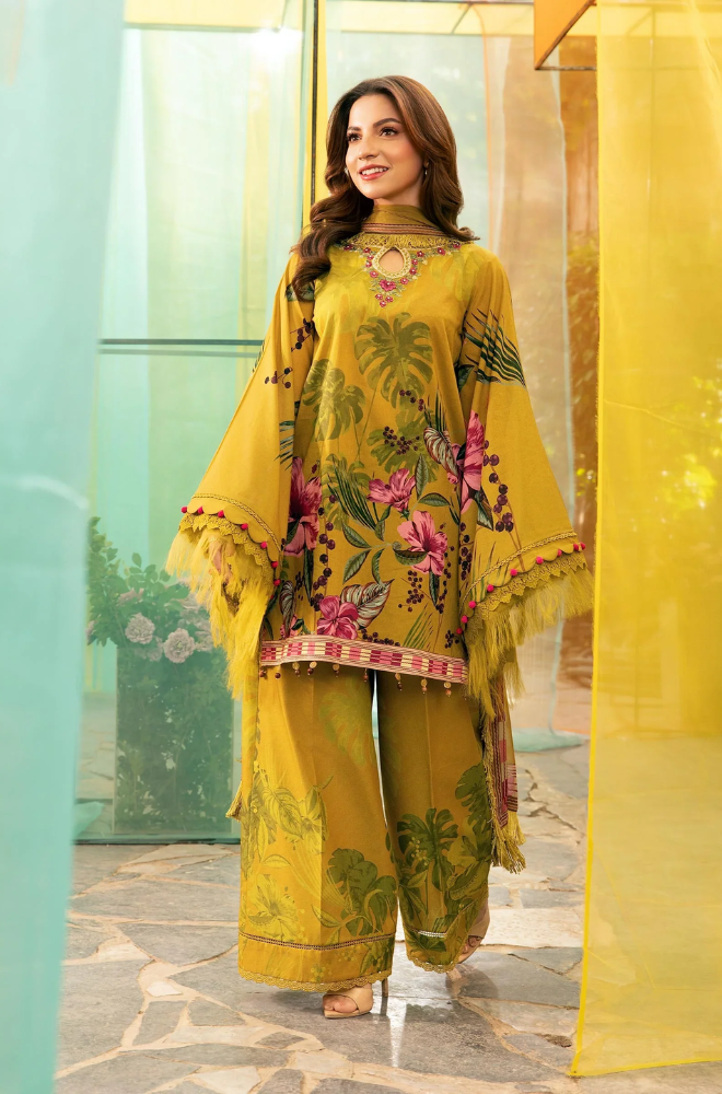 Maria.B - 3PC Lawn Digital Printed Suit (Unstitched) - UPHB0145