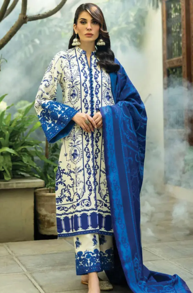 Zainab Chottani- 3PC Lawn Digital Printed Suit-UPHB051