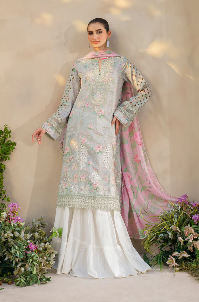 Iznik- 3PC Lawn Digital Printed Suit - UPD044