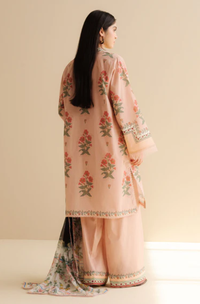 Coco by Zara Shahjahan -3PC Lawn Digital Printed Suit (Unstitched) - UPHB0147