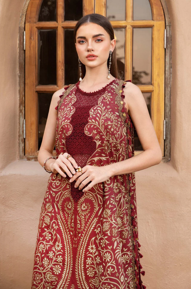 Maria.B - 3PC Lawn Digital Printed Suit (Unstitched) - UPHB0143