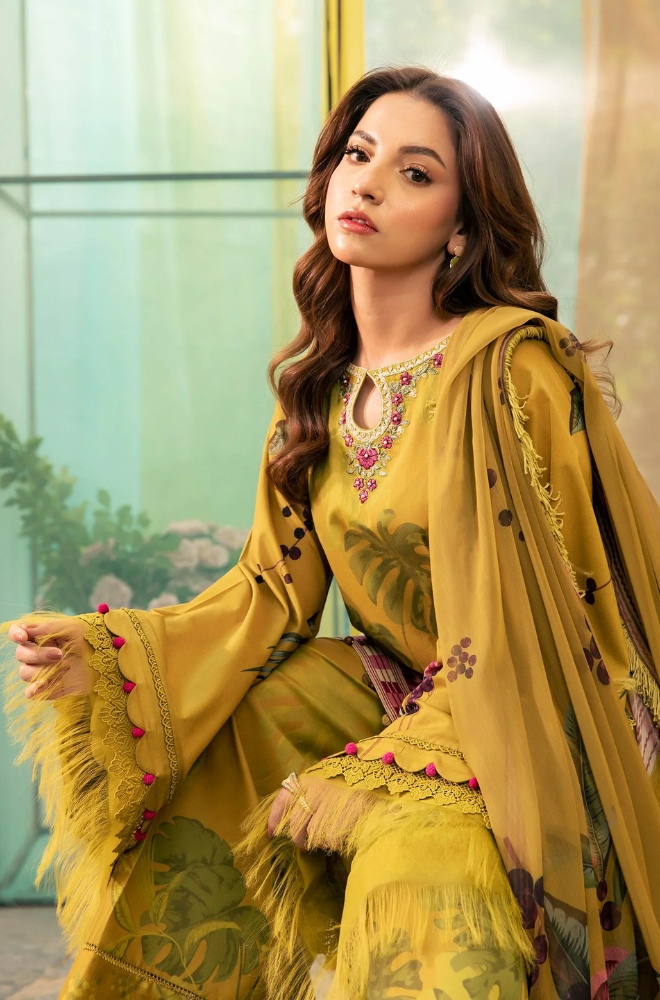 Maria.B - 3PC Lawn Digital Printed Suit (Unstitched) - UPHB0145