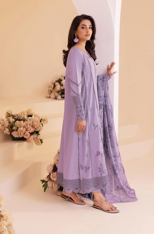 Iznik - 3PC Unstitched Dhanak Embroidered Suit - US150