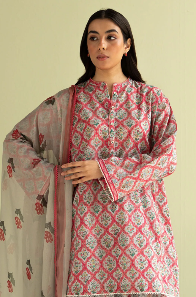 Coco by Zara Shahjahan -3PC Lawn Digital Printed Suit (Unstitched) - UPHB0149