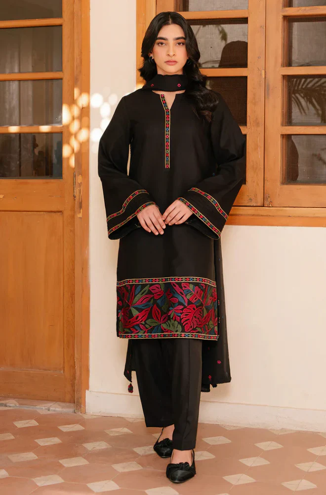 Jazmin - 3PC Lawn Embroidered Suit -UPF058