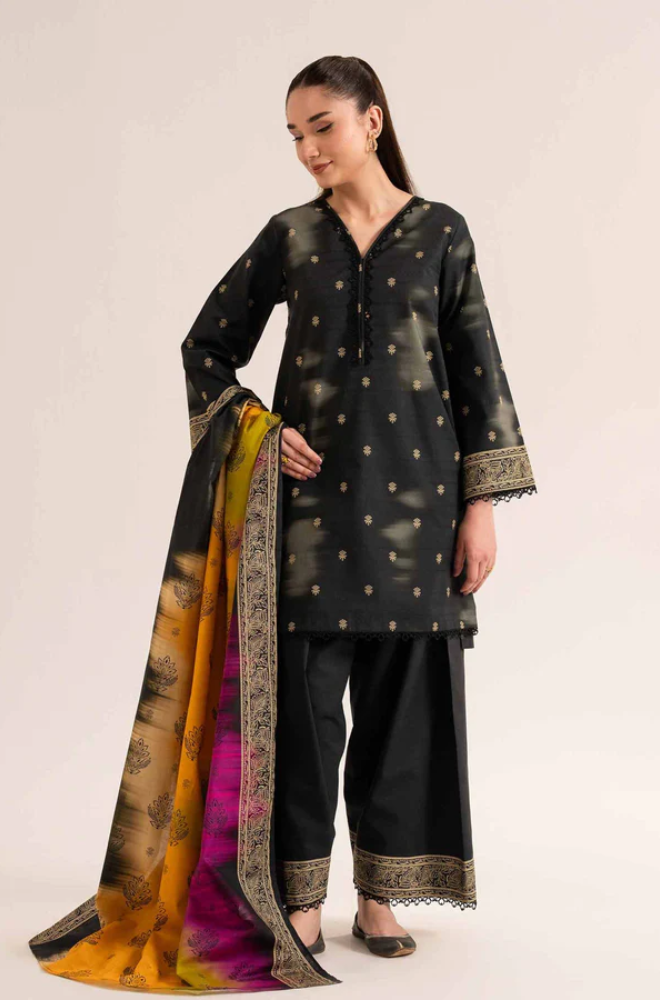 Nishat- 3PC Lawn Digital Printed Suit (Unstitched) - UH0169