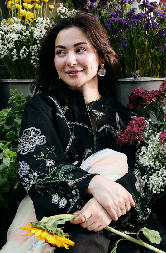 Coco by Zara Shahjahan- 3PC Unstitched Dhanak Embroidered Suit - US110