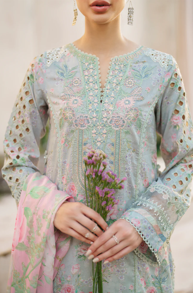 Iznik- 3PC Lawn Digital Printed Suit - UPD044