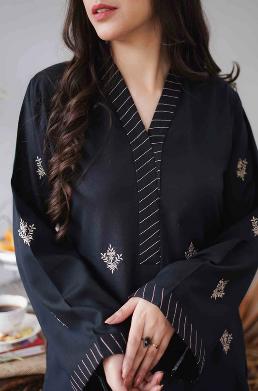 Asling - 3PC Unstitched Dhanak Embroidered Suit - UH163