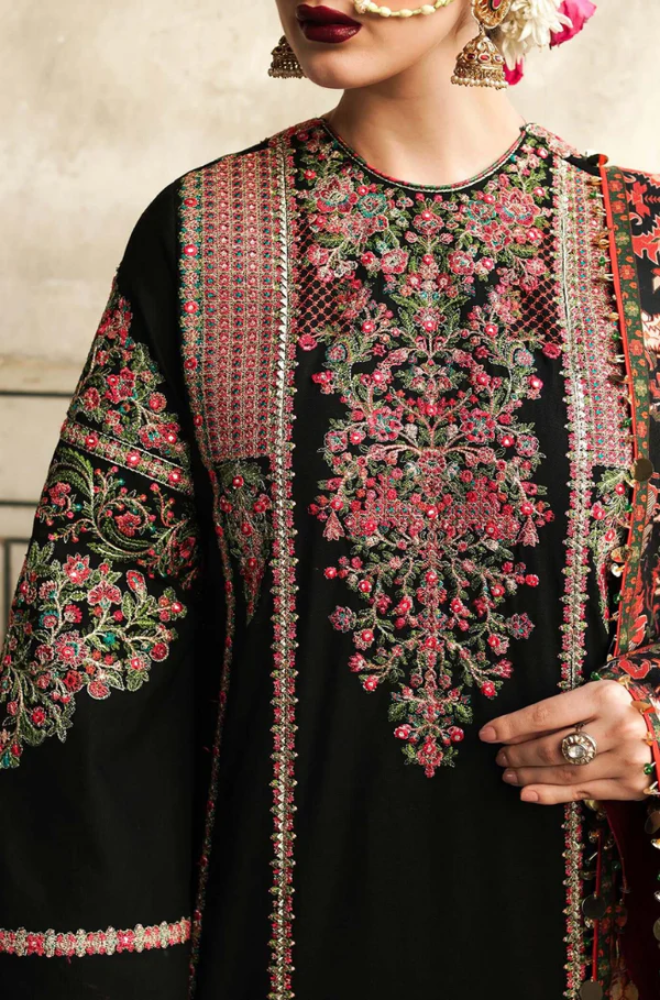 Hussain Rehar - 3PC Lawn Embroidered Suit -UPBF052