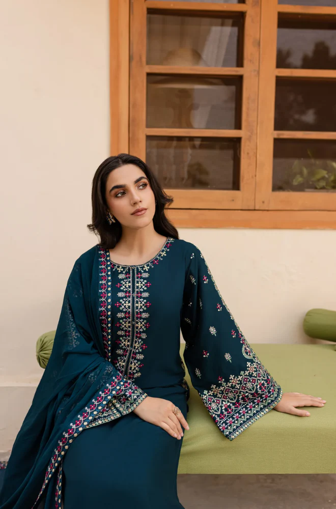 3 Piece - Lawn Embroidered Suit - UPF007