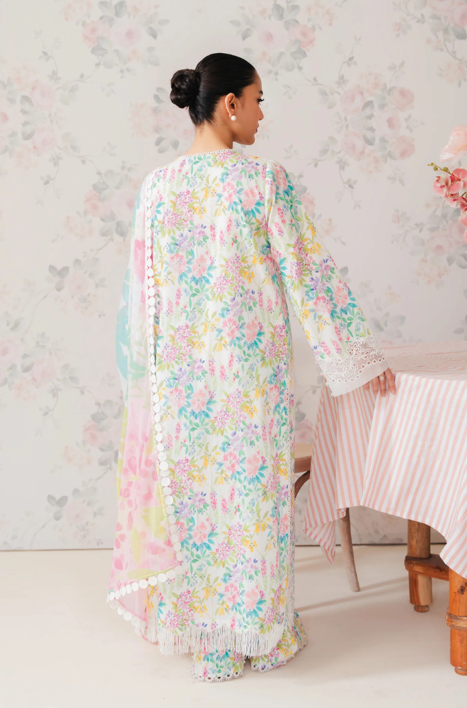 Afrozeh -3PC Lawn Digital Printed Suit (Unstitched) - UPHB0152