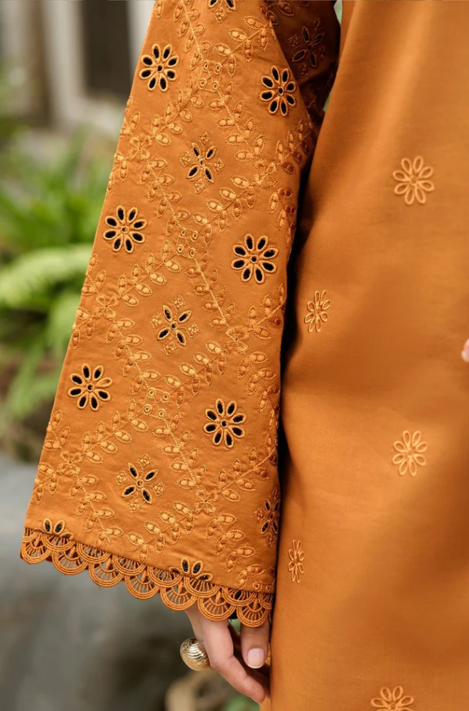Farasha - 3PC Unstitched Dhanak Embroidered Suit - US111