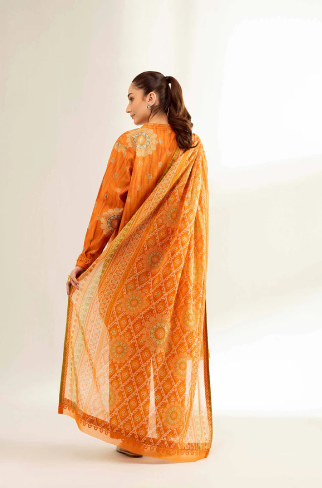 Nishat- 3PC Lawn Digital Printed Suit (Unstitched) - UH0173