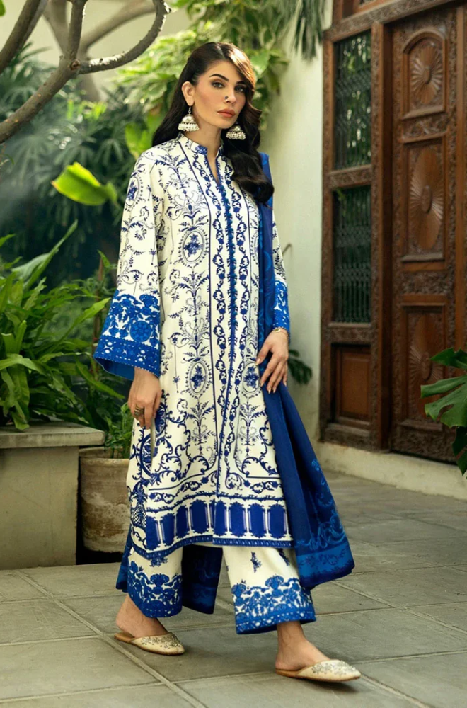 Zainab Chottani- 3PC Lawn Digital Printed Suit-UPHB051
