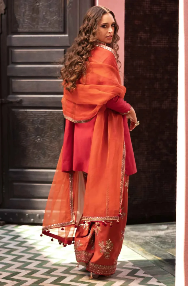 Sapphire- 3PC Lawn Sequence with Embroidered suit - UPM0140