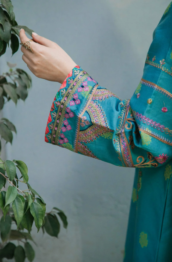 Zara Shahjahan - 3 Piece Lawn Embroidered Suit - UPS028