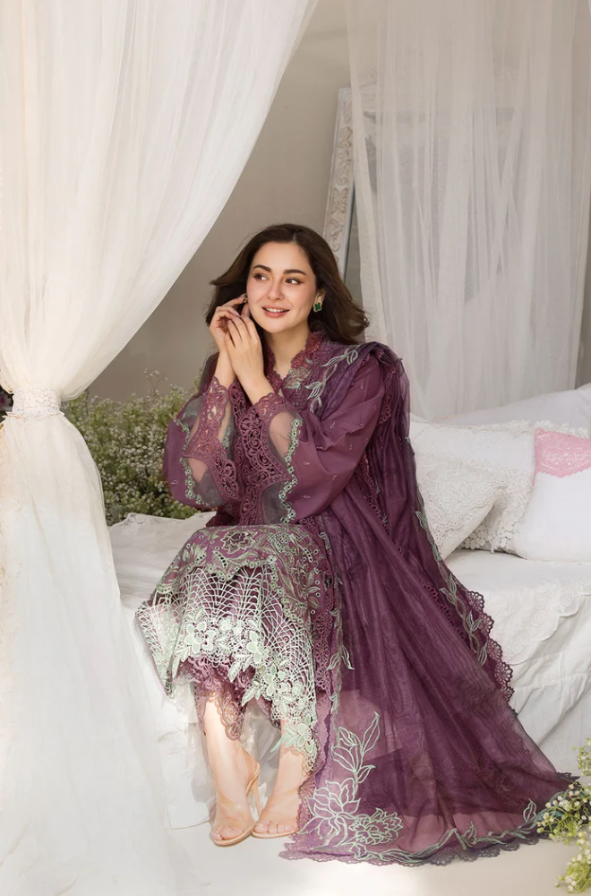 Khaadi - 3PC Unstitched Dhanak Embroidered Suit - US132