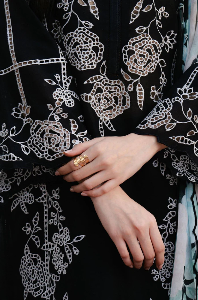 Coco By Zara Shahjahan - 3PC Dhanak Embroidered Suit (Unstitched) - US200