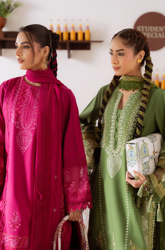 Saira Rizwan - 3PC Lawn Embroidered Suit (Unstitched) - UPJ0181