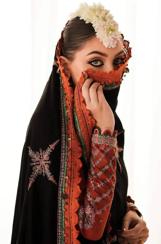 Hussain Rehar - 3PC Lawn Embroidered Suit -UPBF052