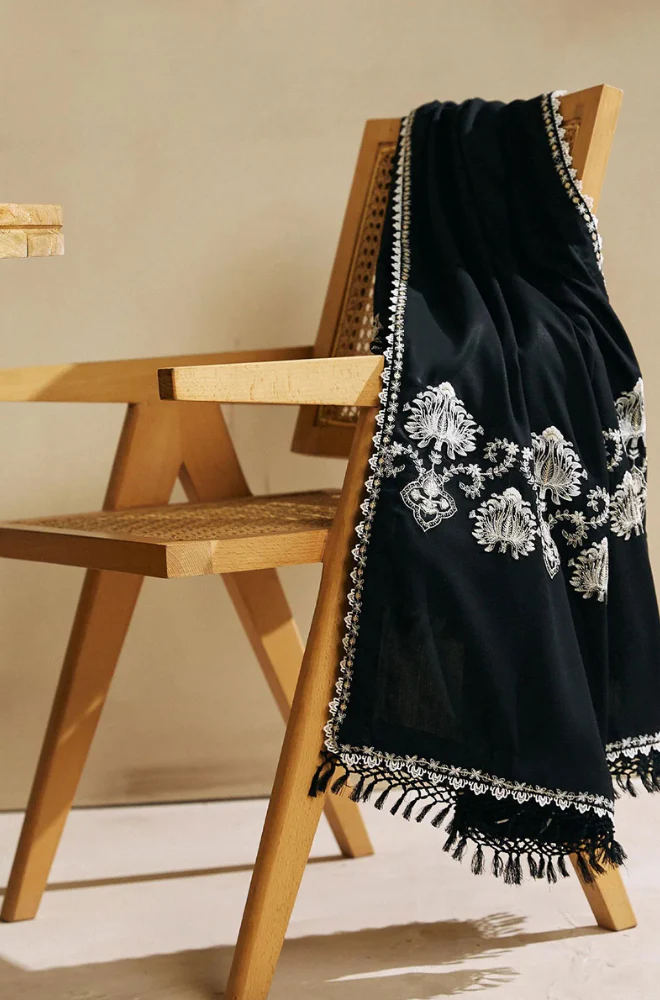 Zara Shahjahan - 3PC Unstitched Dhanak Sequence Embroidered Suit - US226