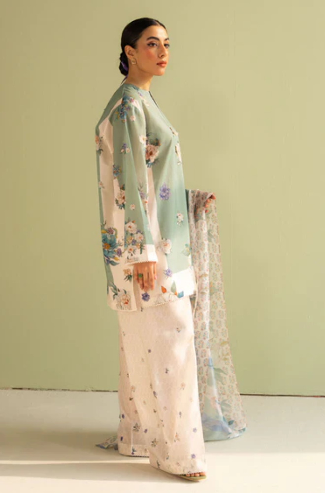 Coco by Zara Shahjahan -3PC Lawn Digital Printed Suit (Unstitched) - UPHB0151