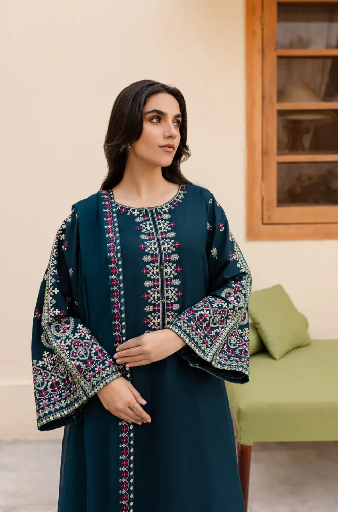 3 Piece - Lawn Embroidered Suit - UPF007