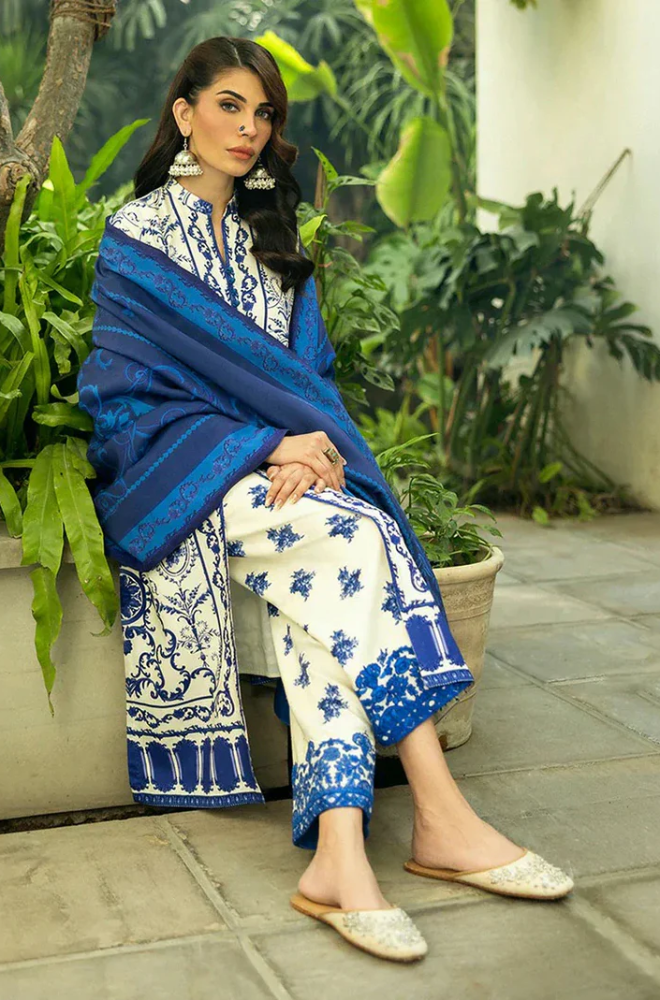 Zainab Chottani- 3PC Lawn Digital Printed Suit-UPHB051