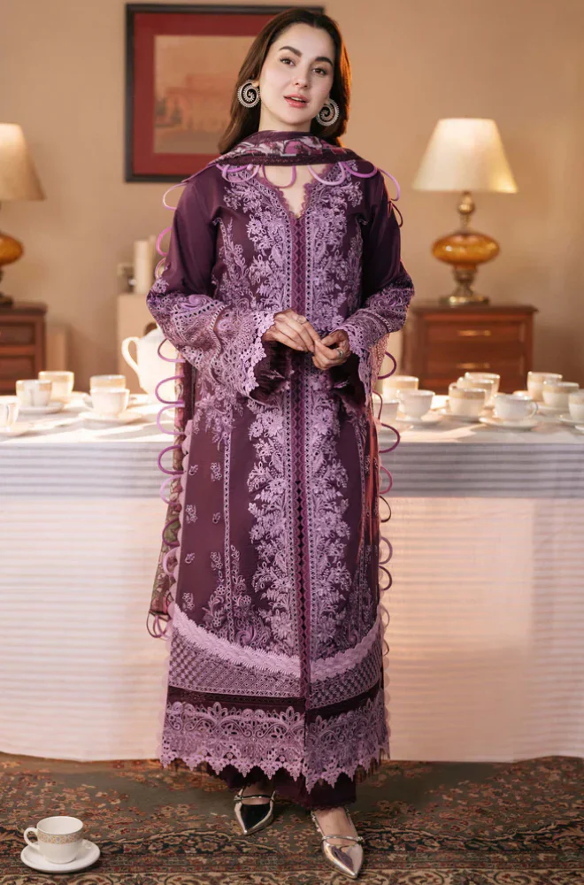 Jade - 3PC Unstitched Dhanak Embroidered Suit - UA151