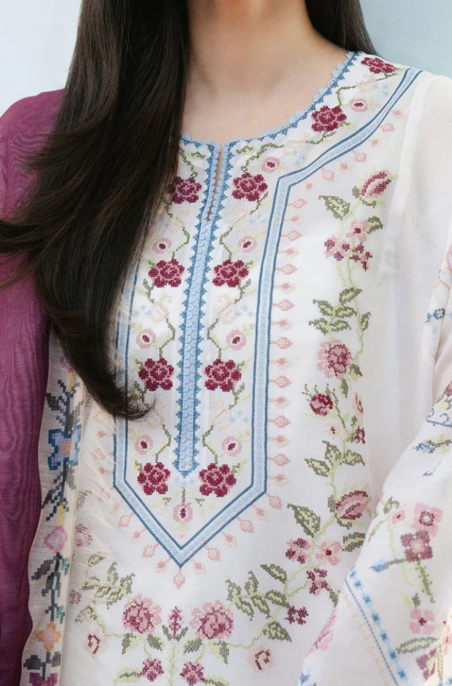 COCO by Zara Shahjahan - 3PC Lawn Digital Printed Suit-UPHB050