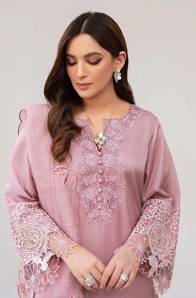 Nadia Farooqi - 3PC Lawn Embroidered Suit -UPBF057