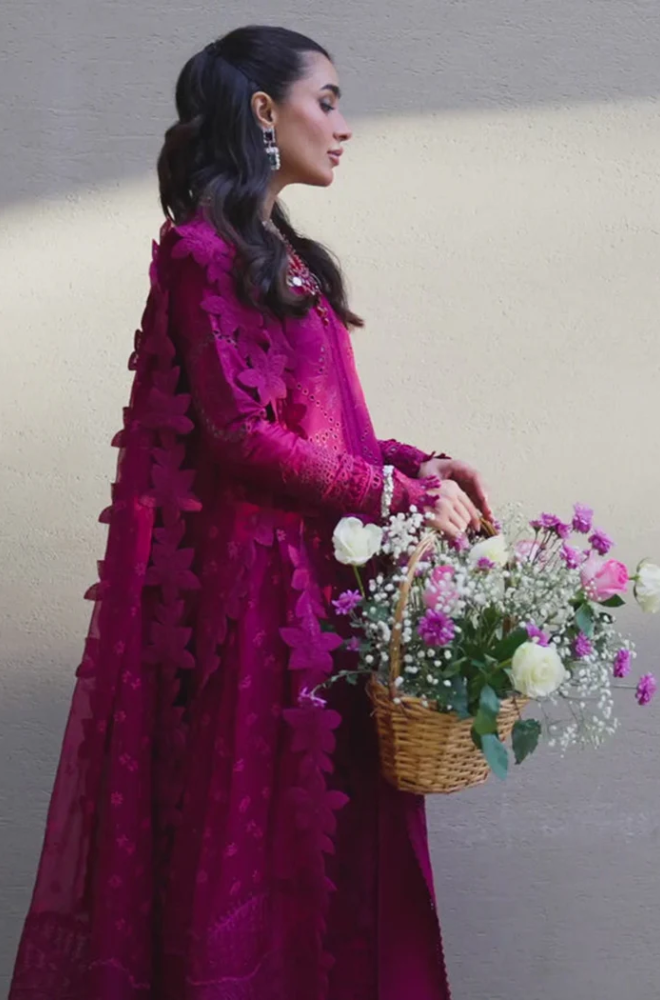3 - Piece Lawn ChickenKari Embroidered Suit - UPA020