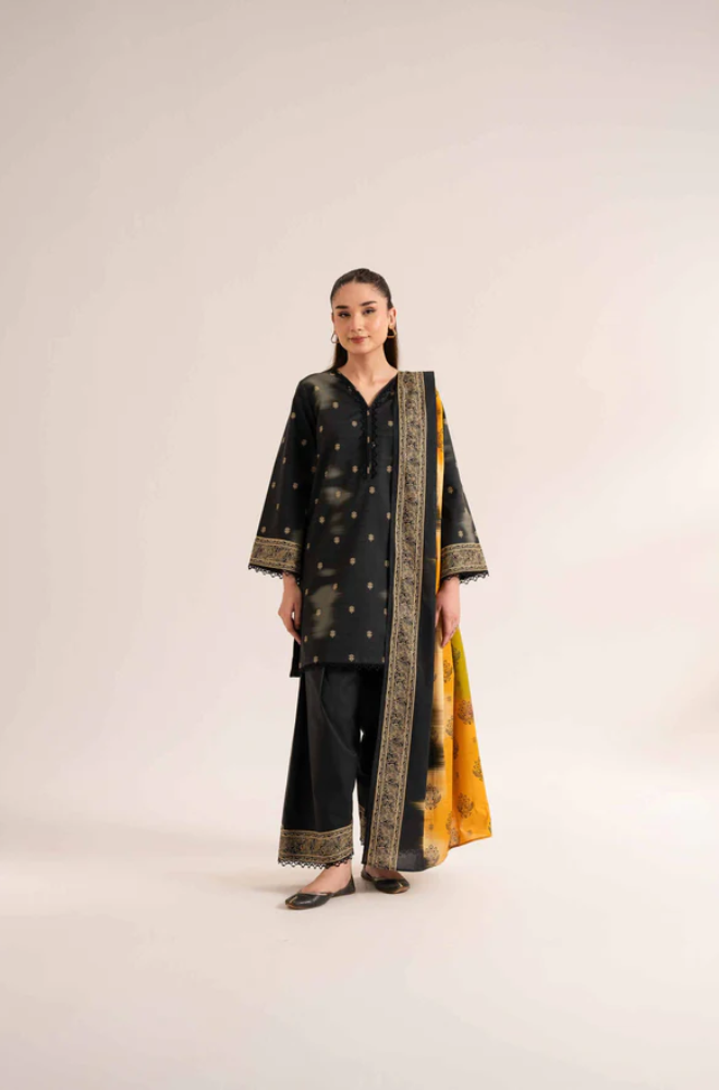 Nishat- 3PC Lawn Digital Printed Suit (Unstitched) - UH0169