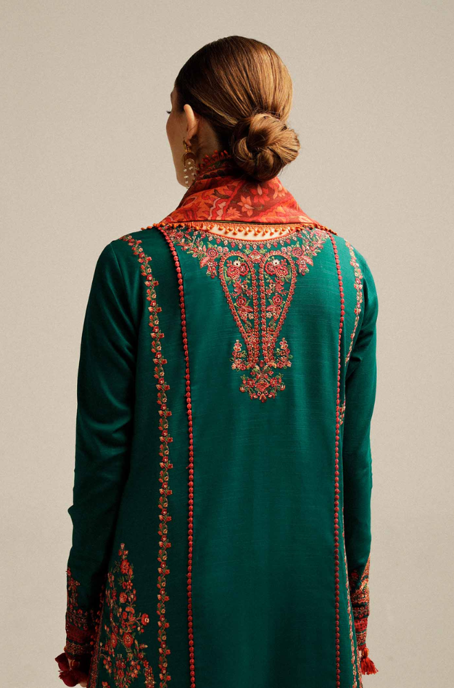 Hussain Rehar - 3PC Lawn Embroidered Suit -UPQZ047