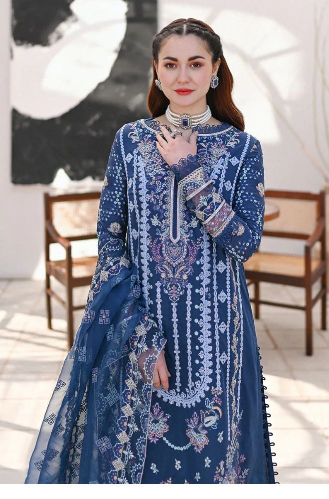 3 Piece - Lawn Embroidered Suit - UPJ009
