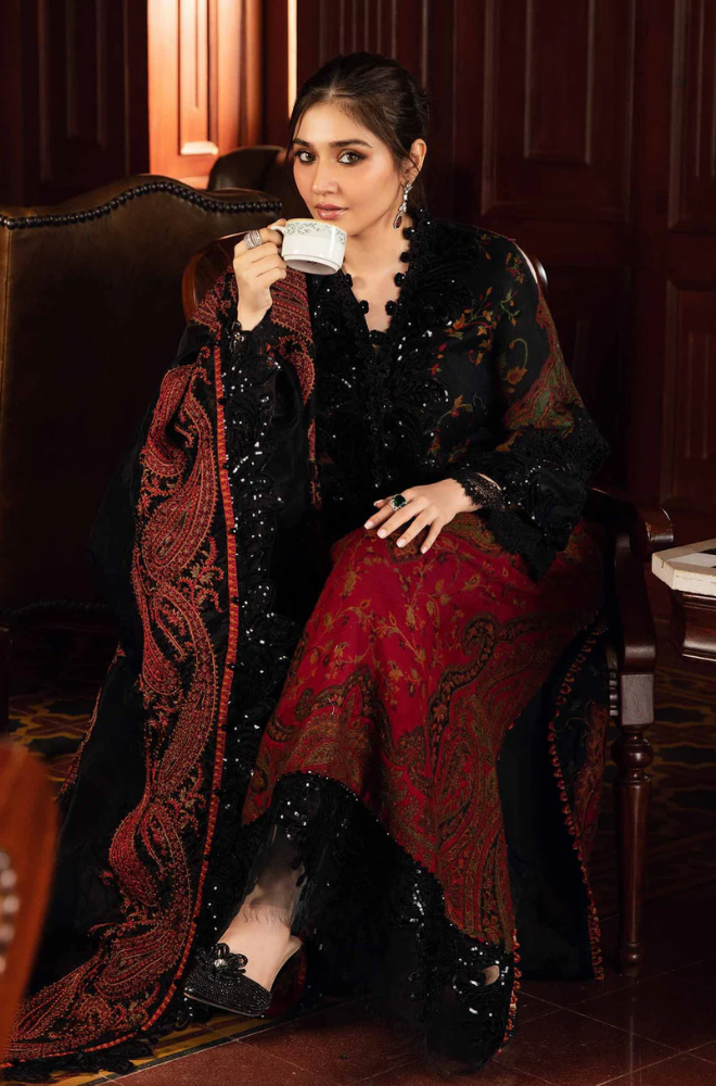 Maria.B - 3PC Lawn Digital Printed Suit (Unstitched) - UPHB0141