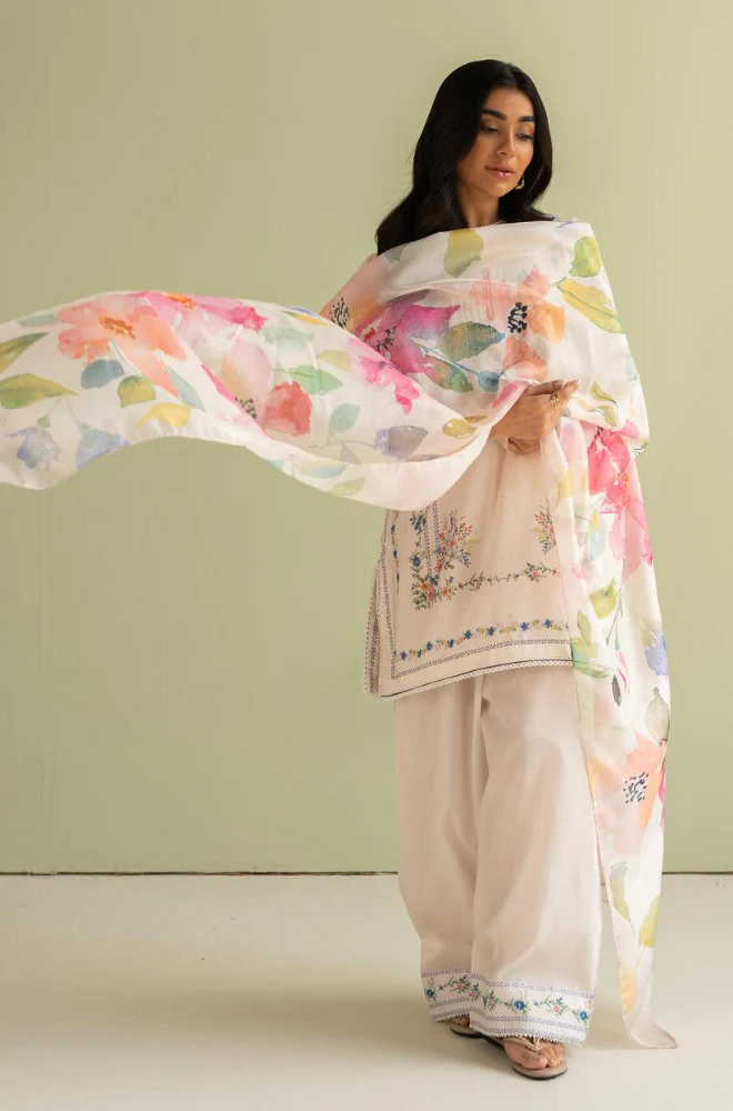 COCO by Zara Shahjahan - 3PC Lawn Digital Printed Suit-UPHB043