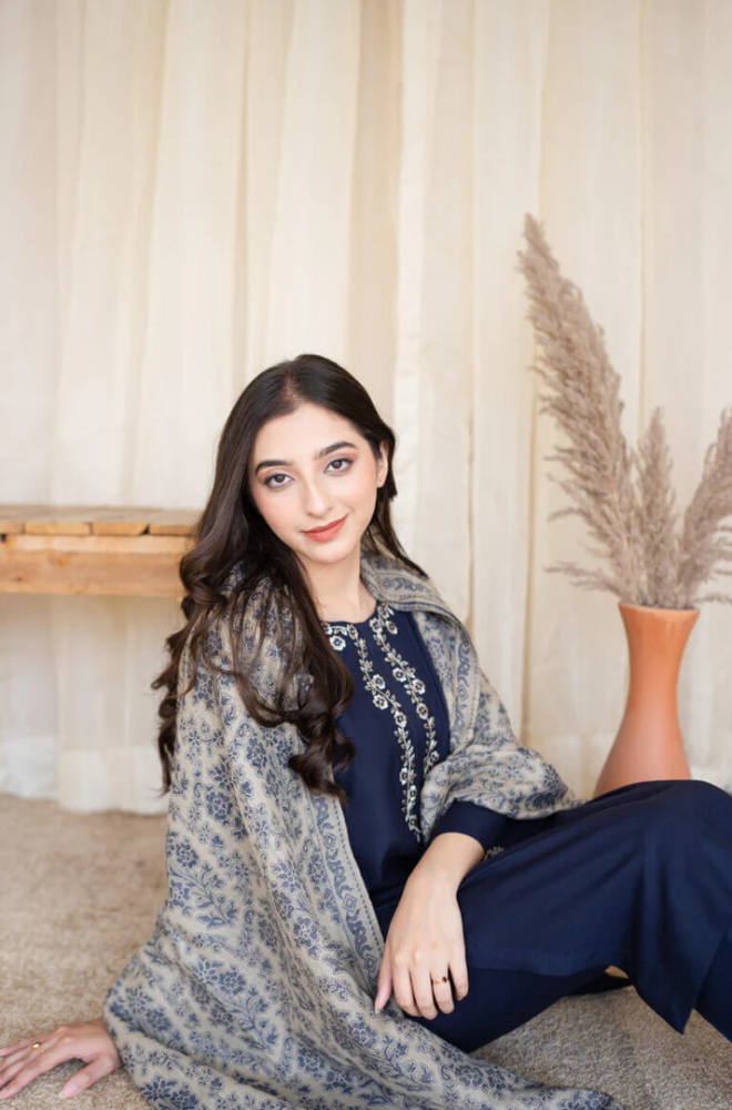 Asling - 3 Piece Lawn Embroidered Suit - UPFF038