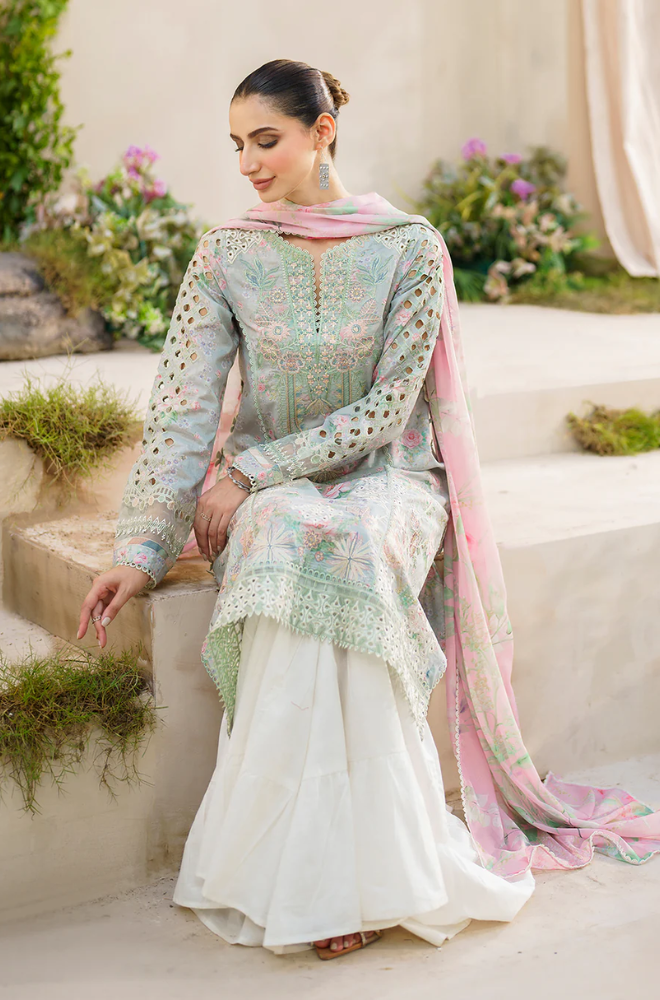 Iznik- 3PC Lawn Digital Printed Suit - UPD044