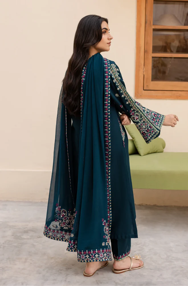 3 Piece - Lawn Embroidered Suit - UPF007