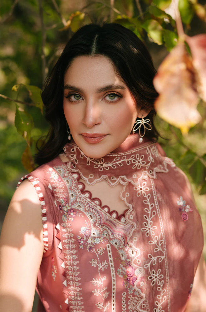 Ethnc - 3PC Unstitched Lawn Embroidered Suit - UA254