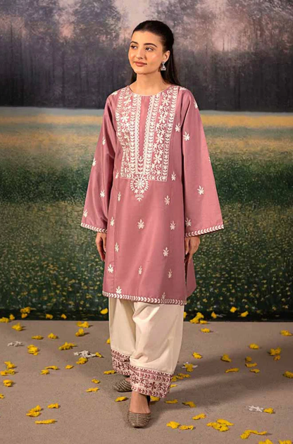 Urge - 3PC Unstitched Dhanak Embroidered Suit - UH248