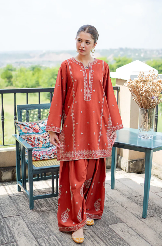 Urge  - 2PC Lawn Embroidered Suit (Unstitched) - UA292