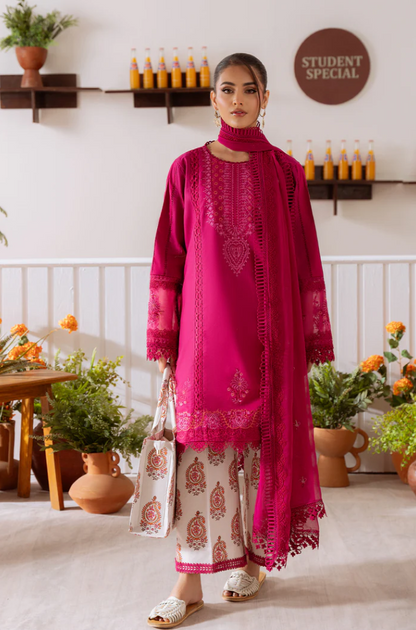 Saira Rizwan - 3PC Lawn Embroidered Suit (Unstitched) - UPJ0182