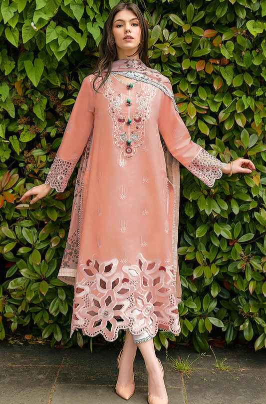 MUSHQ - 3 Piece Lawn Embroidered Suit - UPS024
