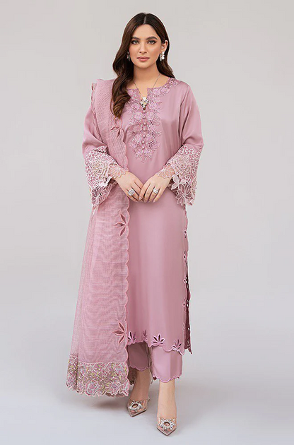 Nadia Farooqi - 3PC Lawn Embroidered Suit -UPBF057